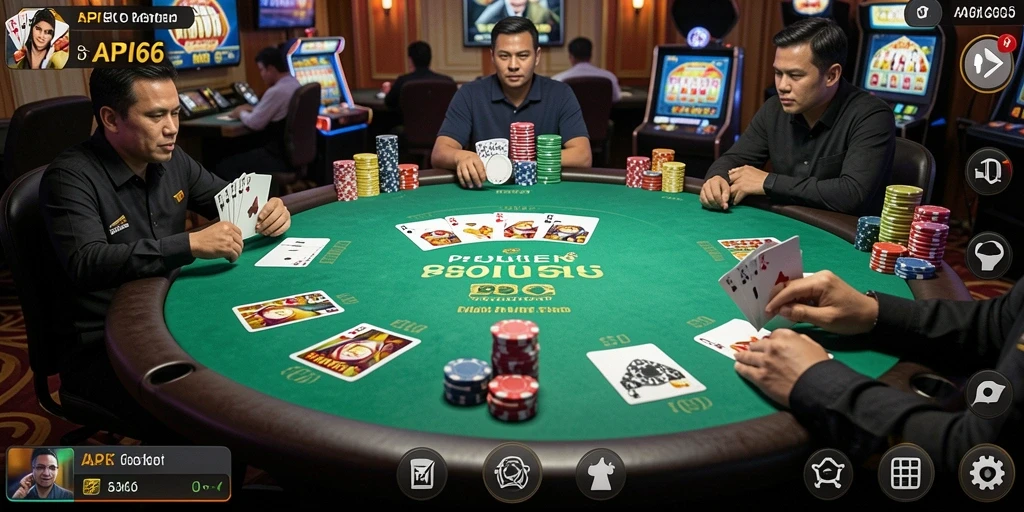 Gameplay seru dan interaktif dalam permainan Poker API66.