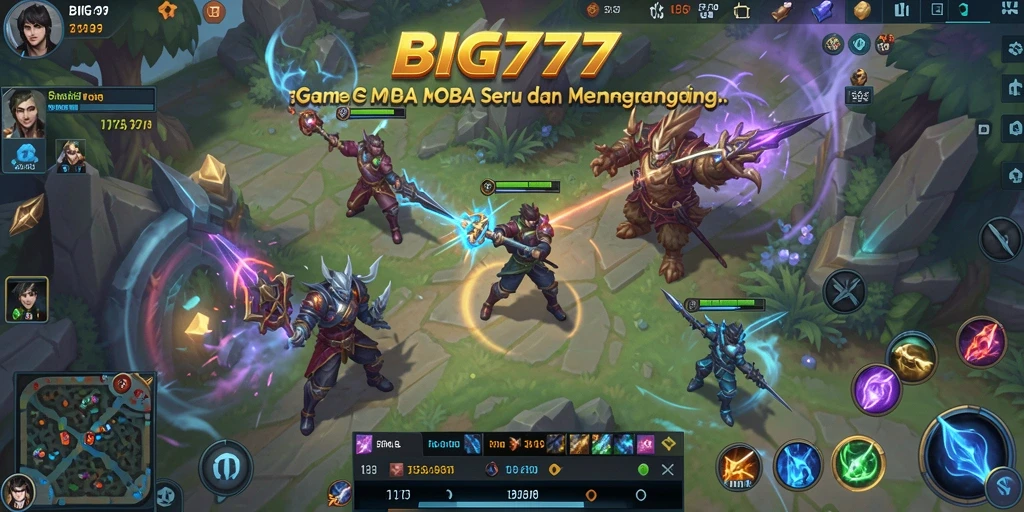 Tangkap tindakan seru dalam gameplay MOBA BIG777.