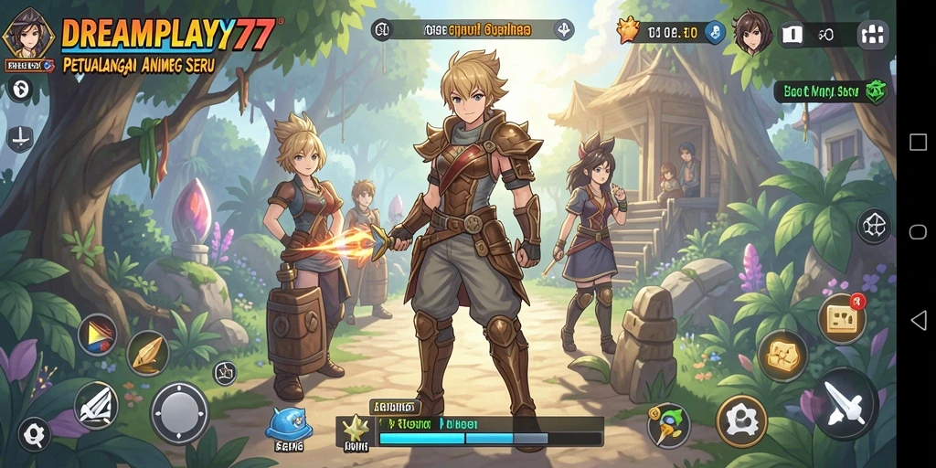 Screenshot menampilkan aksi seru dan karakter Anime yang memikat.