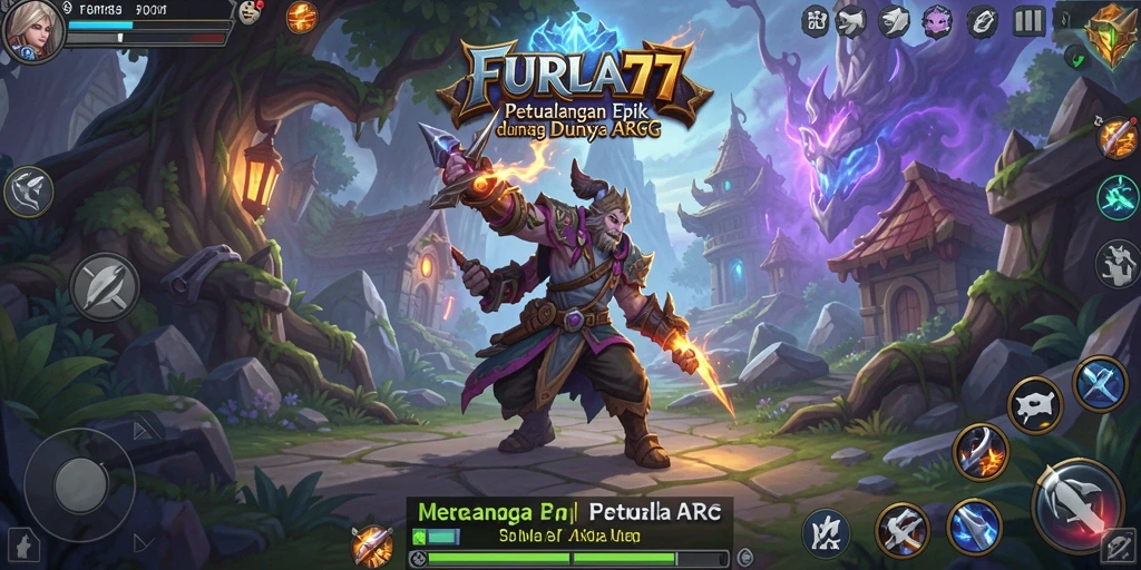 Screenshot FURLA77 menampilkan aksi pertarungan seru dan karakter yang penuh warna.