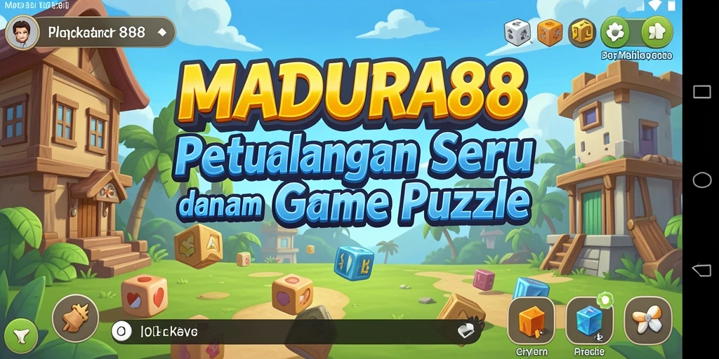 Screenshot gameplay <strong>MADURA88</strong> menampilkan tantangan Puzzle yang seru.