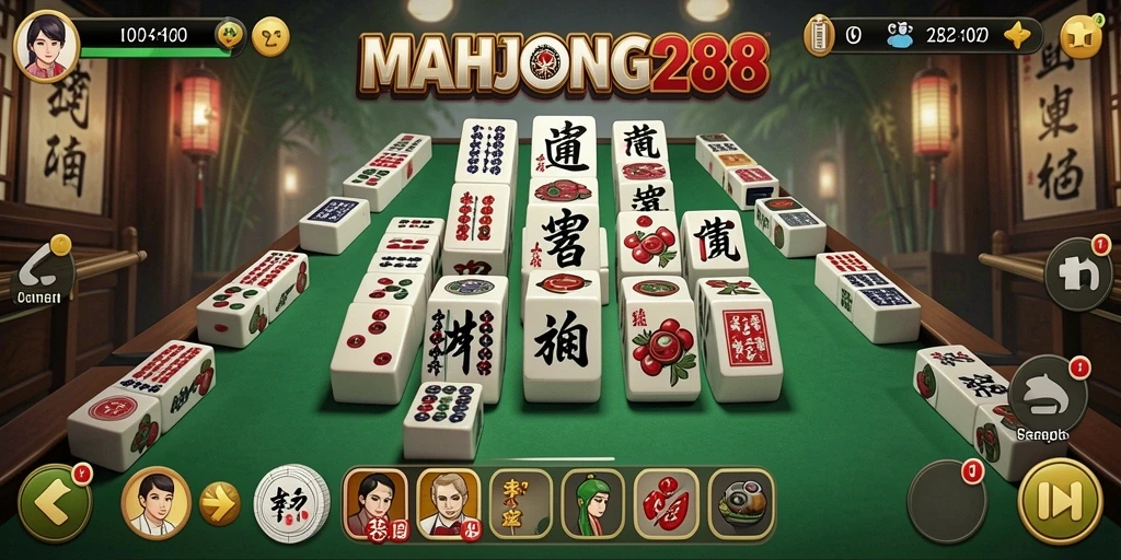 Tampilan seru gameplay MAHJONG288 dalam aksi olahraga.